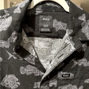 Boy RVCA collared shirt